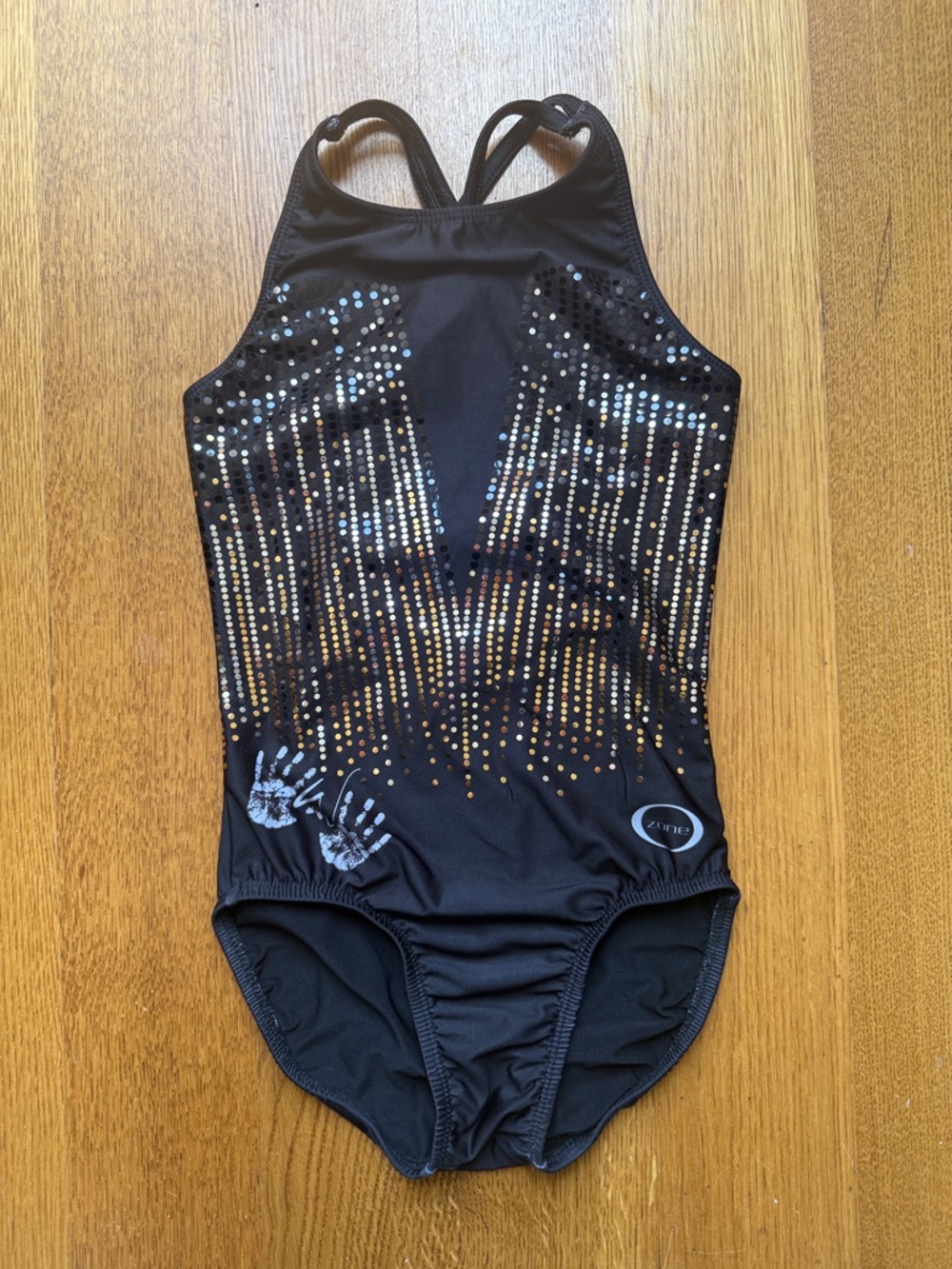Chalk Warrior gymnastics leotard size AXS! Like New Condition!
